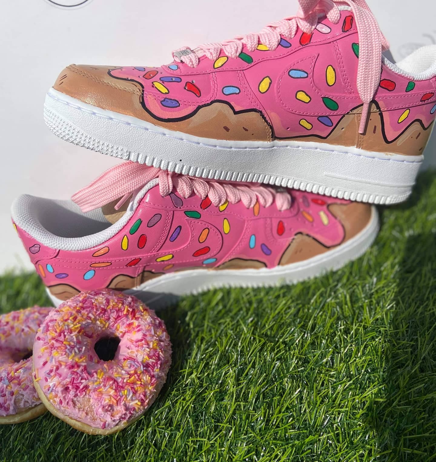 Custom Doughnuts Air Force 1 - bluebeecustoms