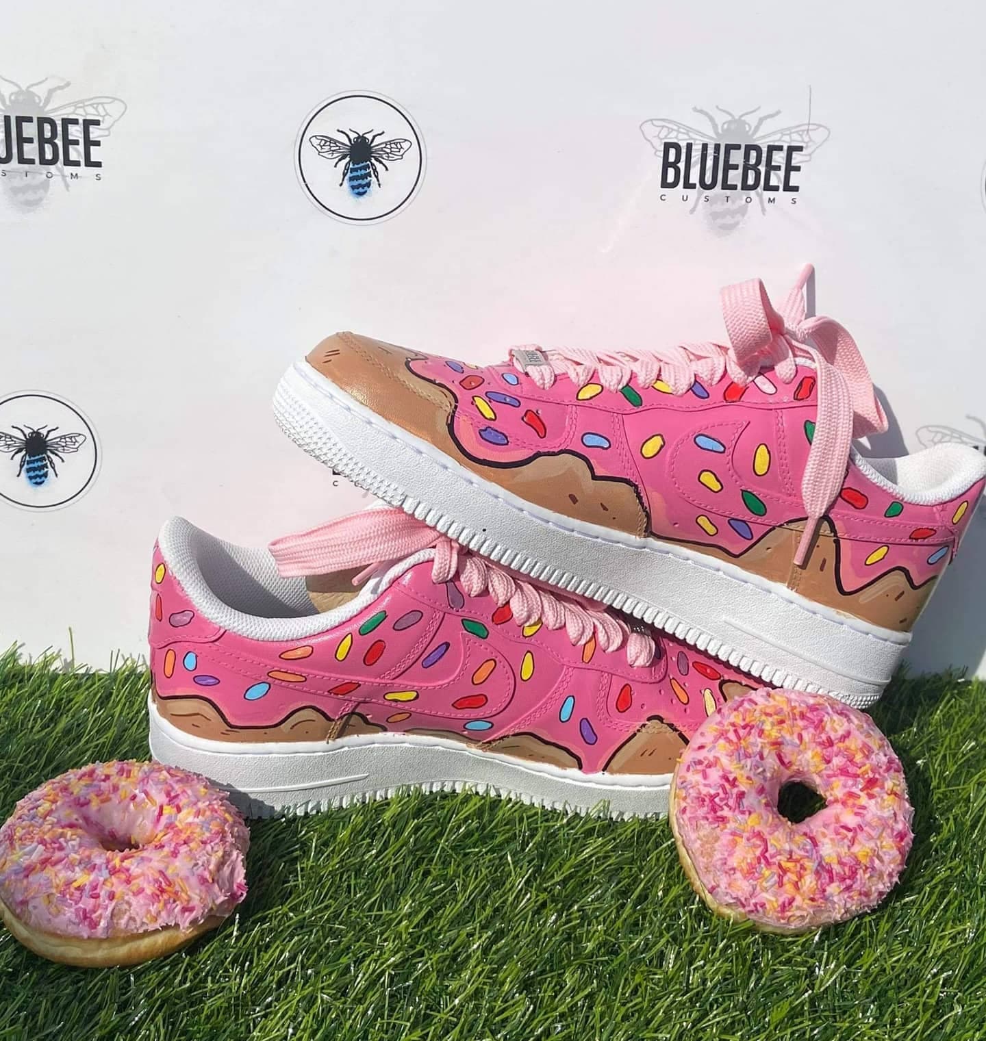 Custom Doughnuts Air Force 1 - bluebeecustoms