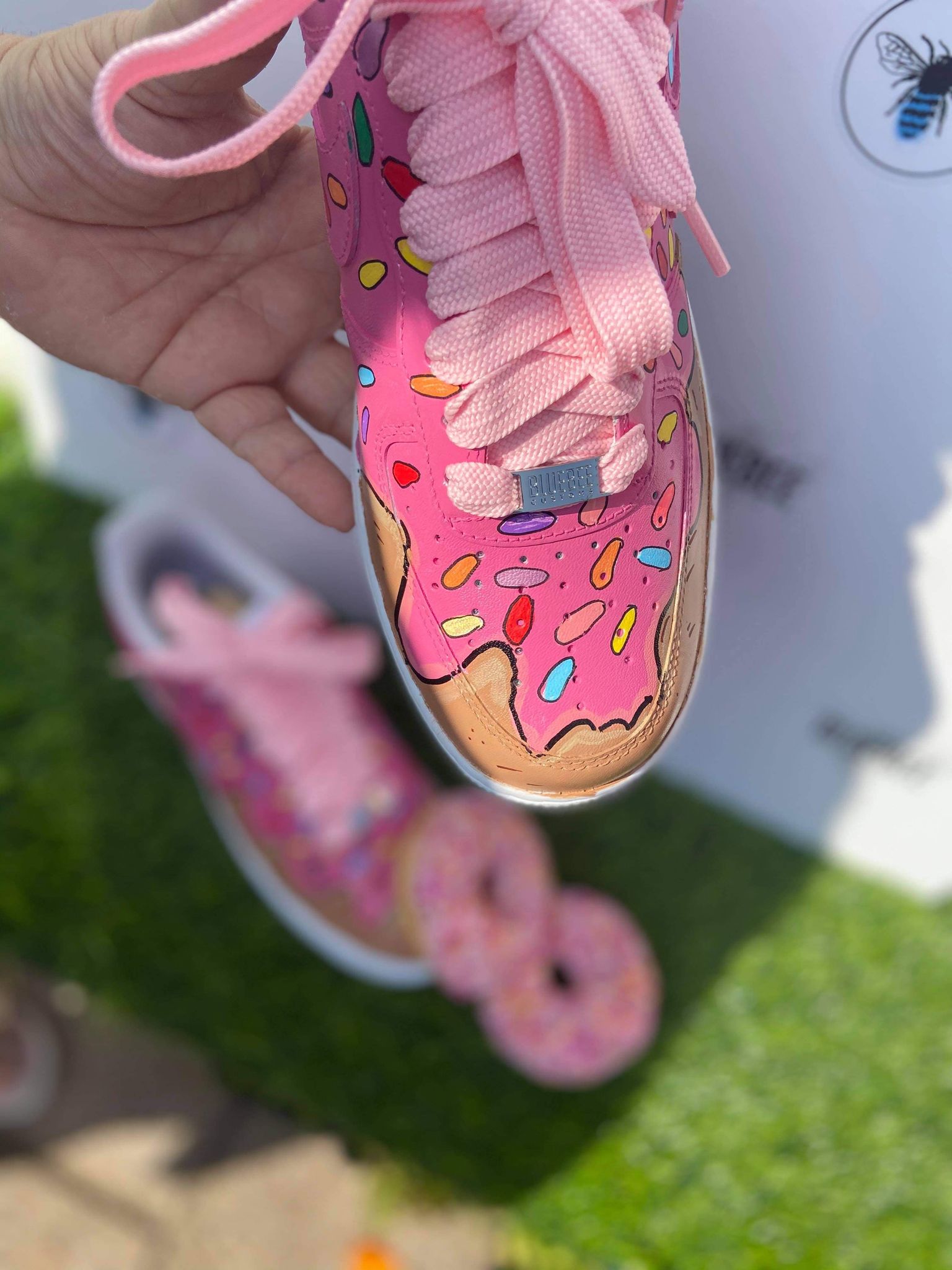 Custom Doughnuts Air Force 1 - bluebeecustoms