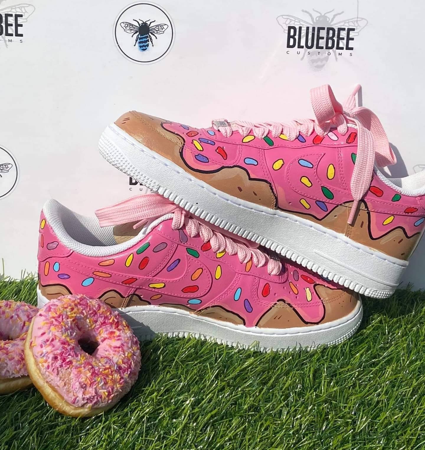 Custom Doughnuts Air Force 1 - bluebeecustoms