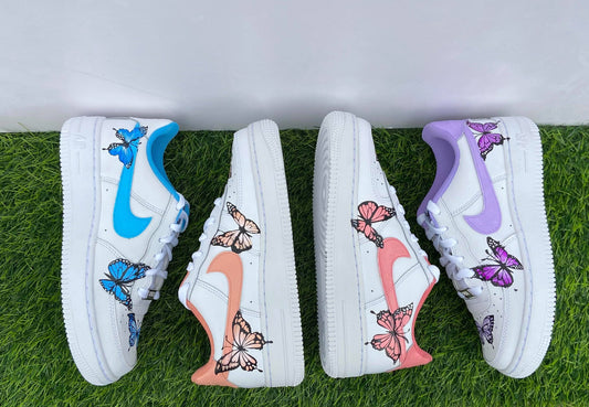 Hand-painted Butterflies - bluebeecustoms
