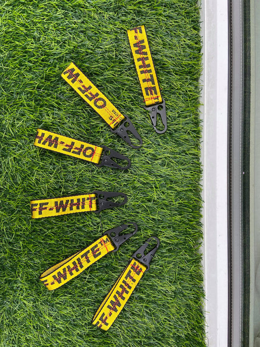 Off White Key Chain - bluebeecustoms