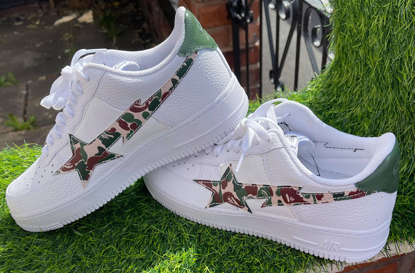 Custom Bapesta drips. - bluebeecustoms