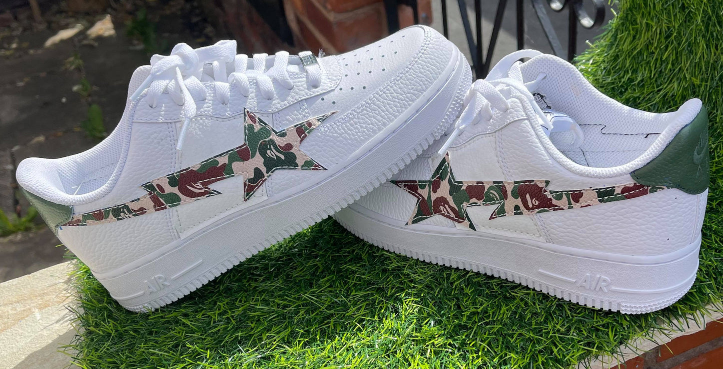 Custom Bapesta drips. - bluebeecustoms