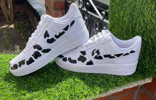 Load image into Gallery viewer, Customised AF1 Cow Print - bluebeecustoms