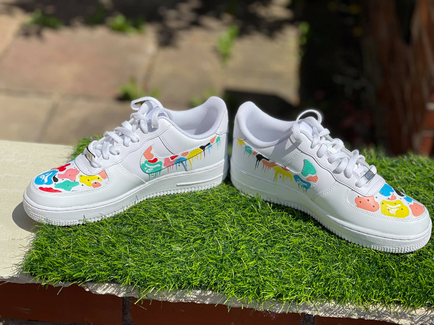 Bape Colour Drips Customs. - bluebeecustoms