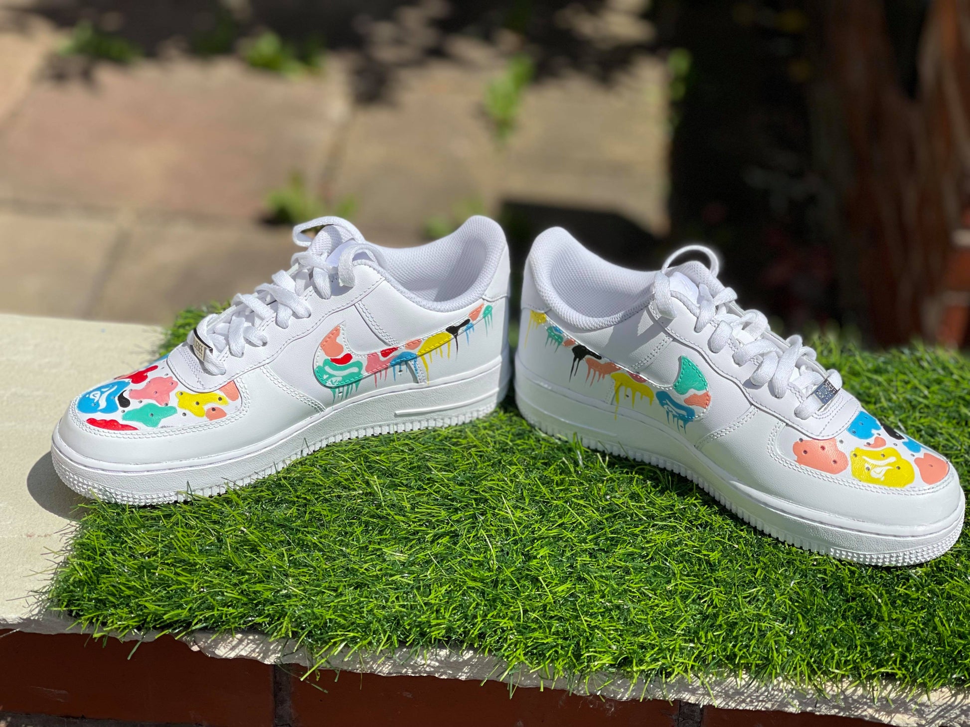 Bape Colour Drips Customs. - bluebeecustoms