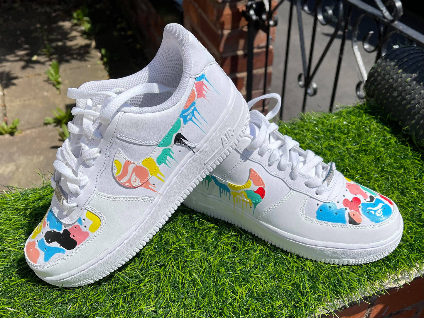 Bape Colour Drips Customs. - bluebeecustoms