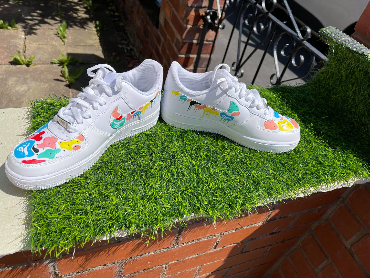 Bape Colour Drips Customs. - bluebeecustoms