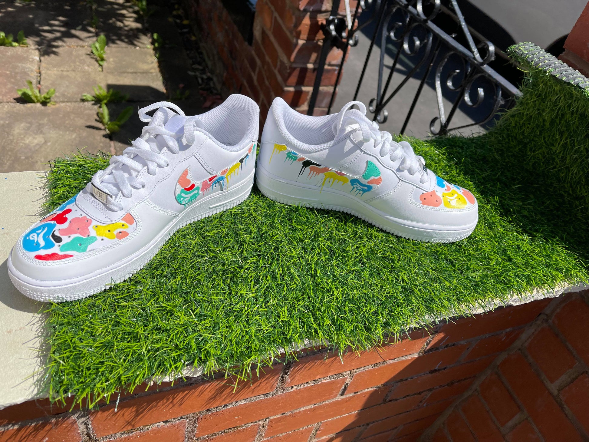 Bape Colour Drips Customs. - bluebeecustoms