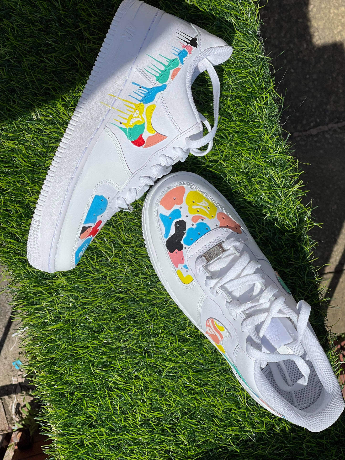 Bape Colour Drips Customs. - bluebeecustoms