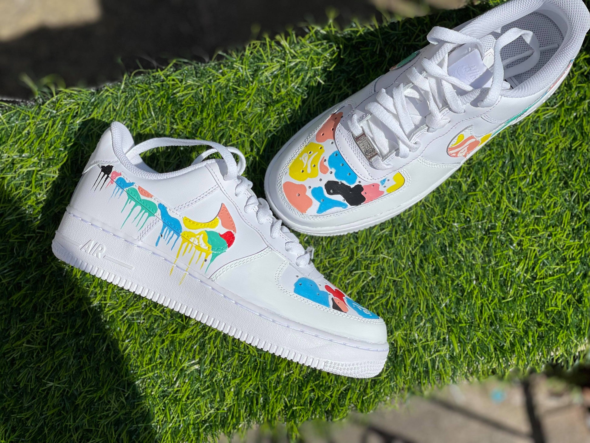 Bape Colour Drips Customs. - bluebeecustoms