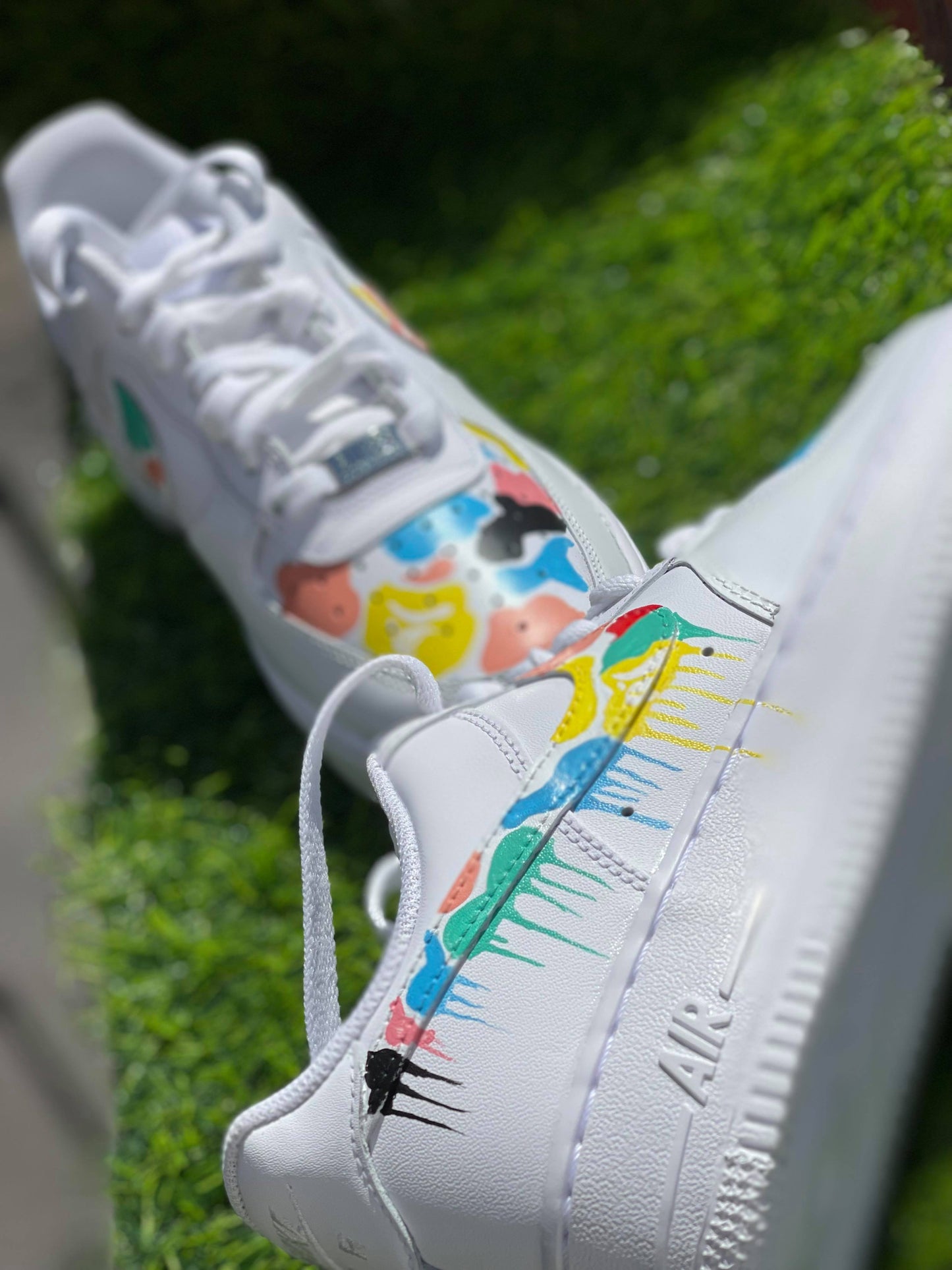 Bape Colour Drips Customs. - bluebeecustoms