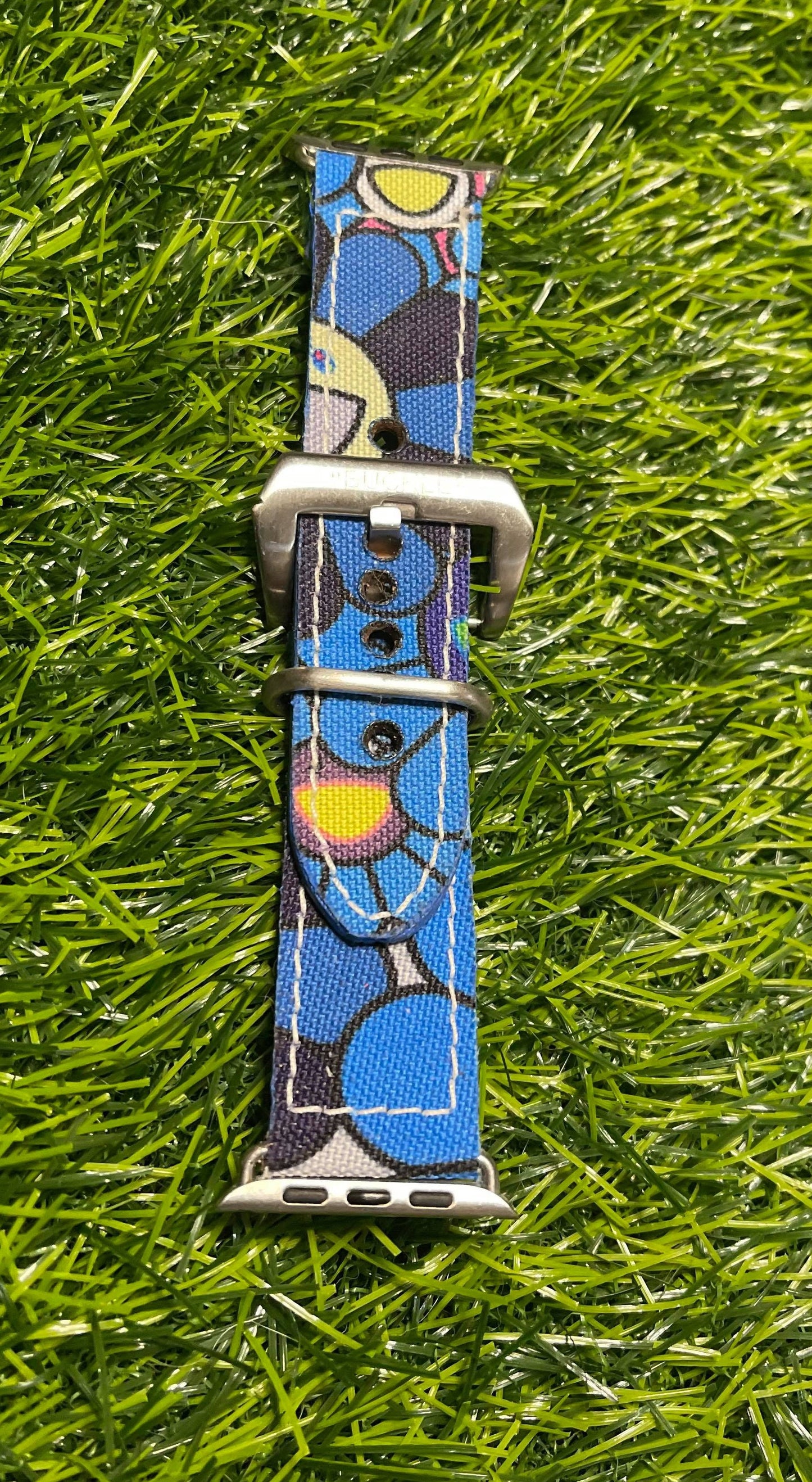 Takashi Murakami custom Apple Watch Strap - bluebeecustoms