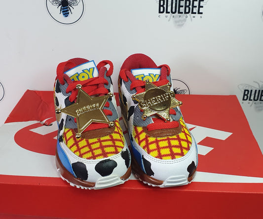 Custom  Air Max Toy Story Woody. - bluebeecustoms