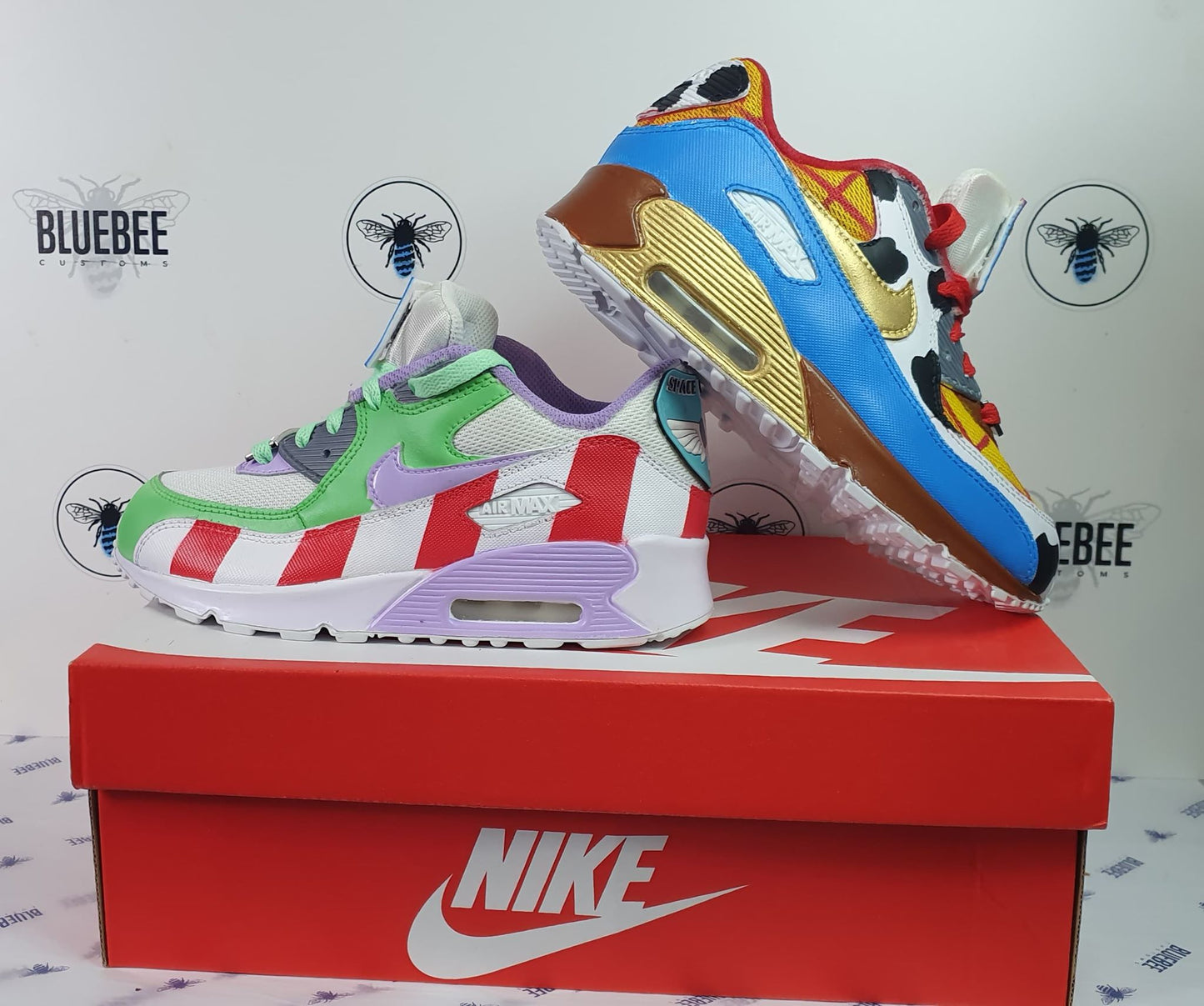 Custom  Air Max Toy Story Woody. - bluebeecustoms