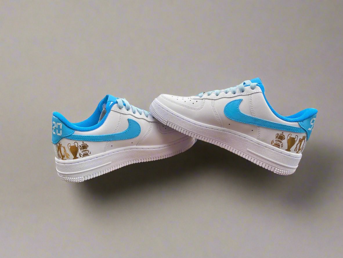 AF1 MCFC Treble Winners customs