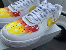Load image into Gallery viewer, Custom Air Force 1 Sunset Drips - bluebeecustoms