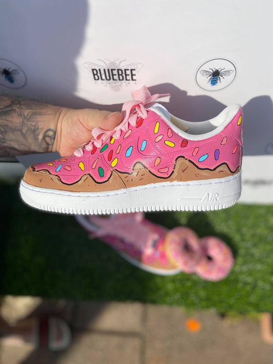 Custom Doughnuts Air Force 1 - bluebeecustoms