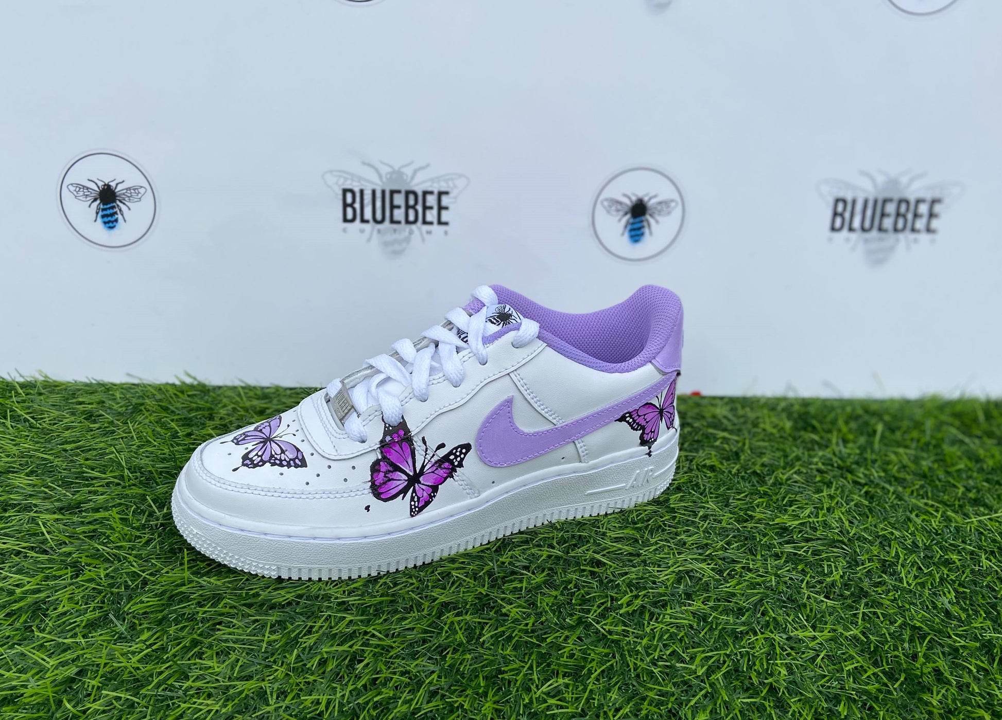 Hand-painted Butterflies - bluebeecustoms