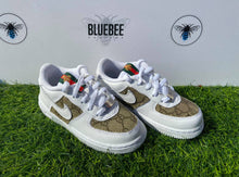Load image into Gallery viewer, Younger  Kids Customised AF1 GG - bluebeecustoms