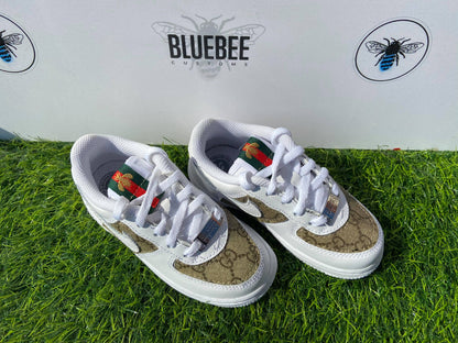 Older Kids Custom AF1 GG - bluebeecustoms