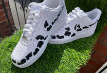 Load image into Gallery viewer, Customised AF1 Cow Print - bluebeecustoms