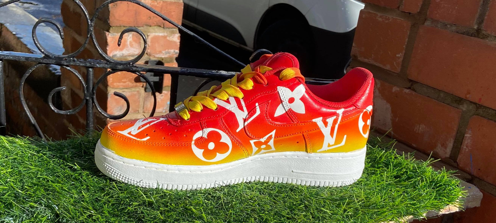 Customised AF1 - Sunset Fade - bluebeecustoms