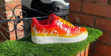 Load image into Gallery viewer, Customised AF1 - Sunset Fade - bluebeecustoms