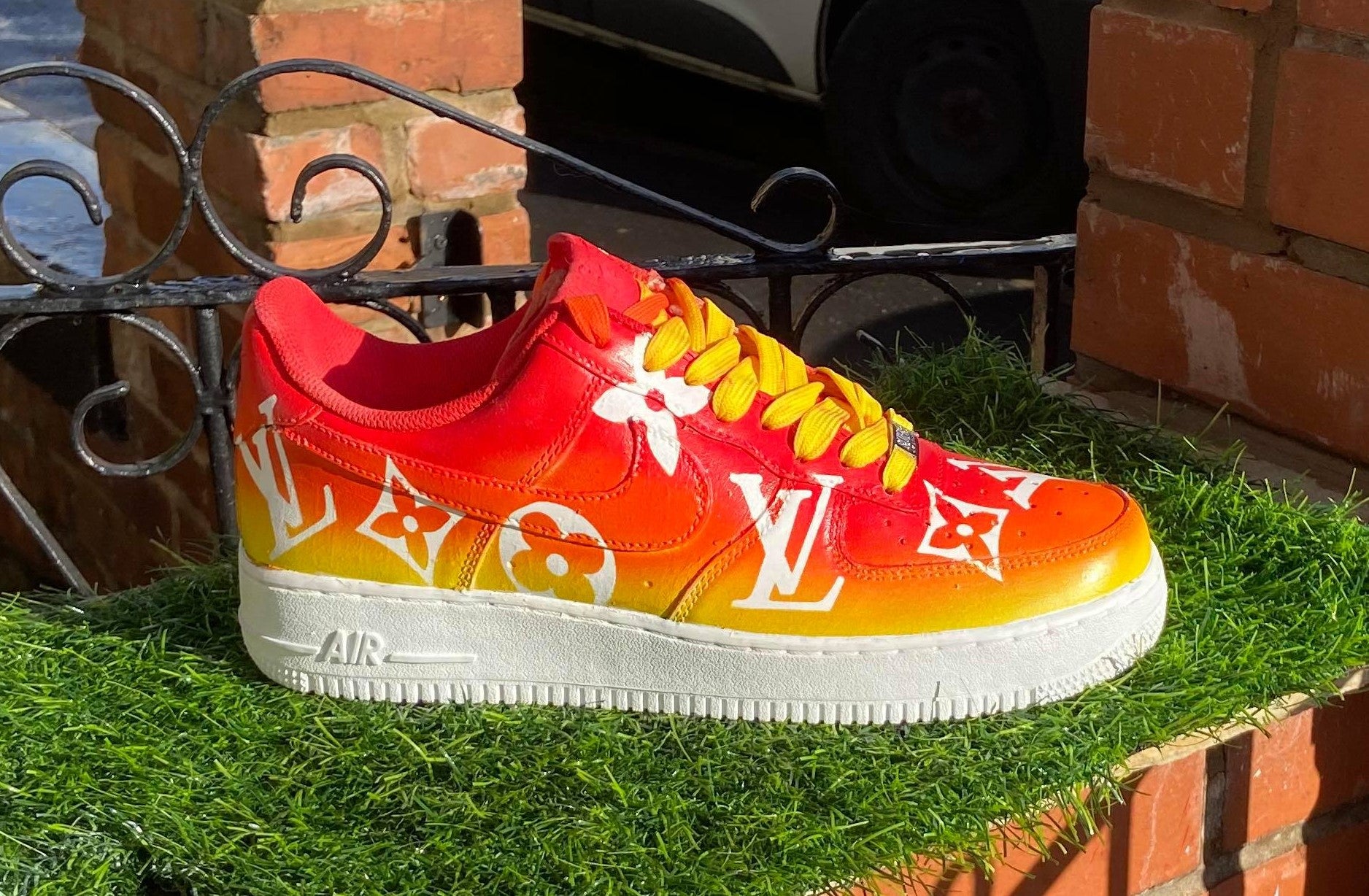 Customised AF1 - Sunset Fade - bluebeecustoms