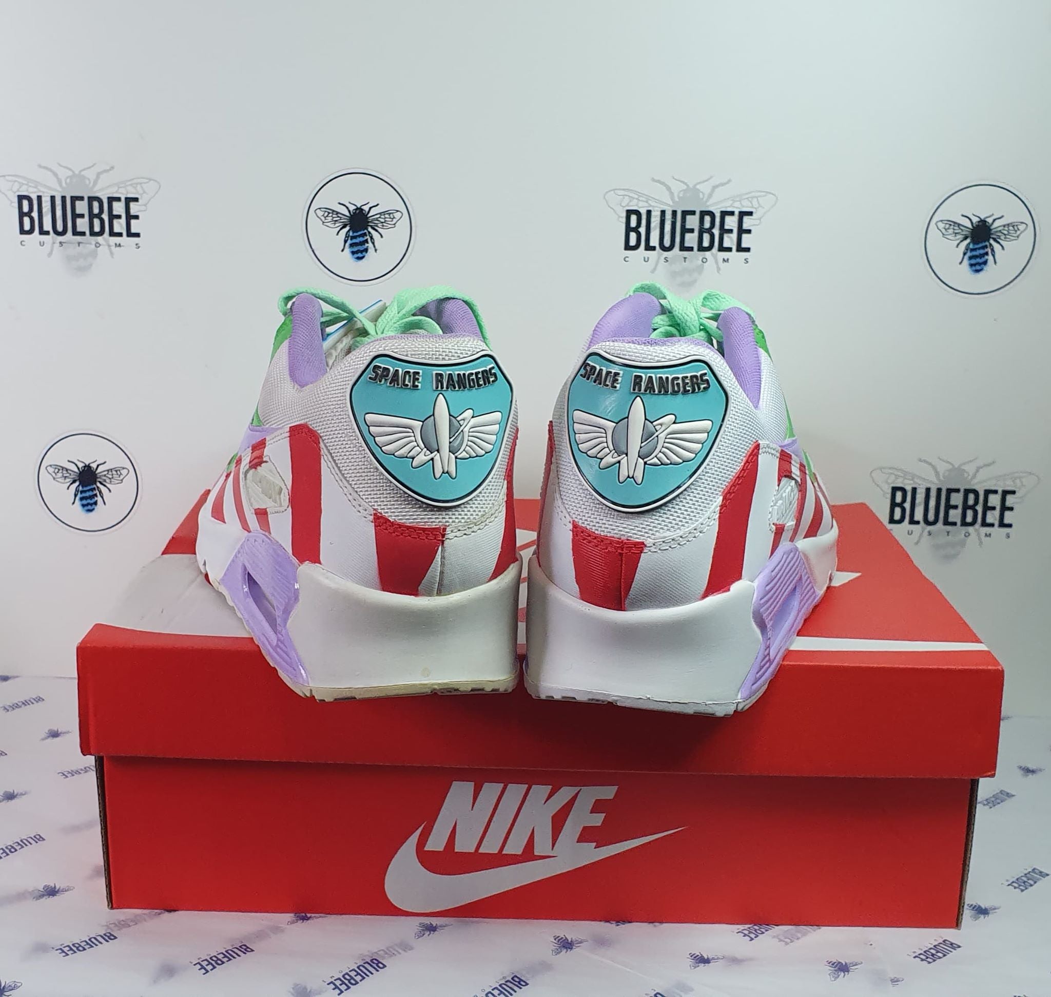 Air Max Toy Story Woody Custom Blue Bee Sneaker Care Customs