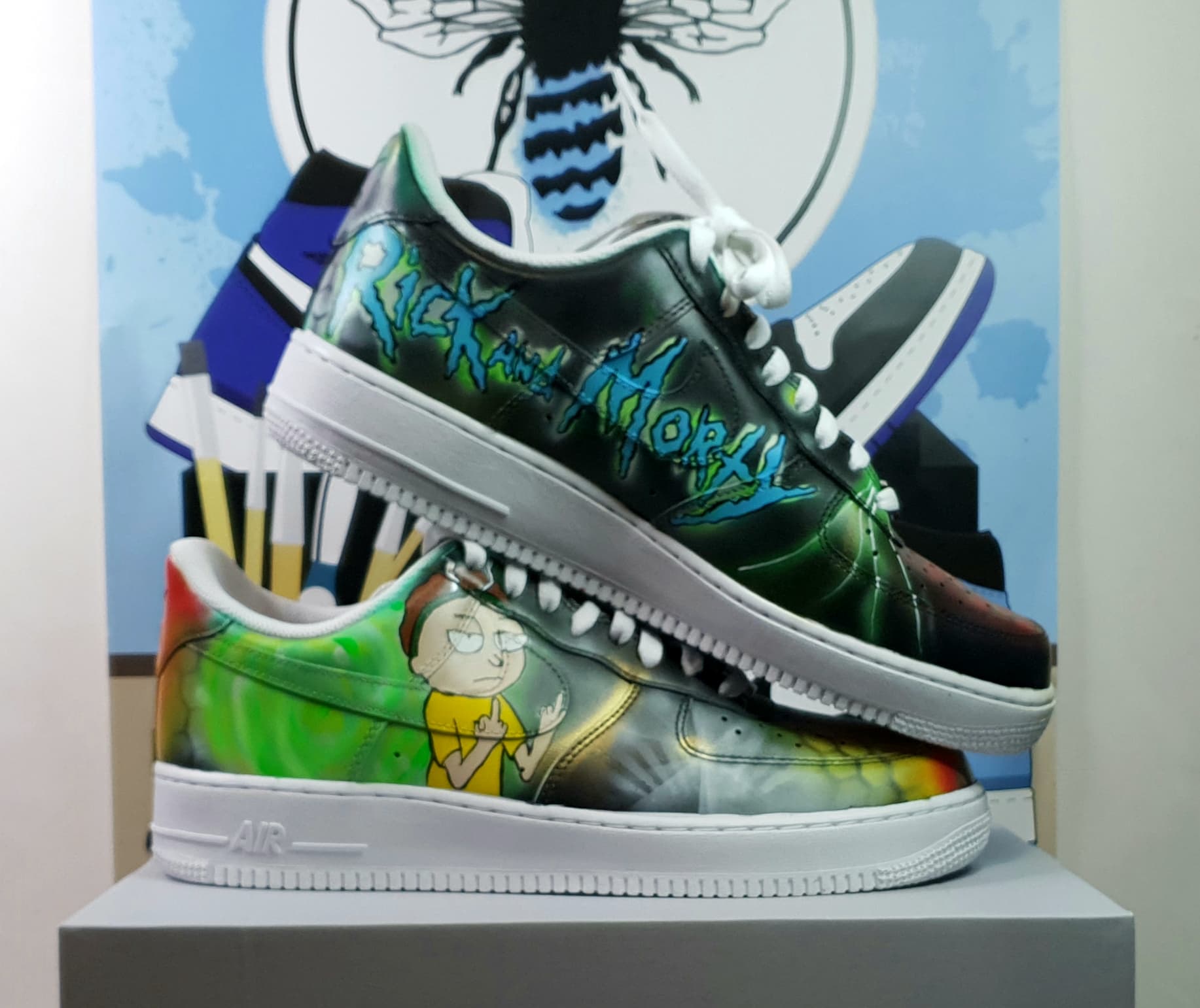 Galaxy Rick and Morty Customs - bluebeecustoms