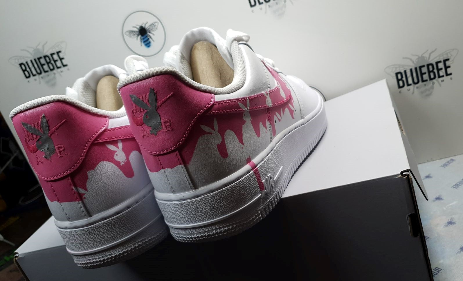 Nike Air Force 1 pink Drip custom – Bendita Customs
