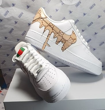 Custom Air Force 1s - bluebeecustoms