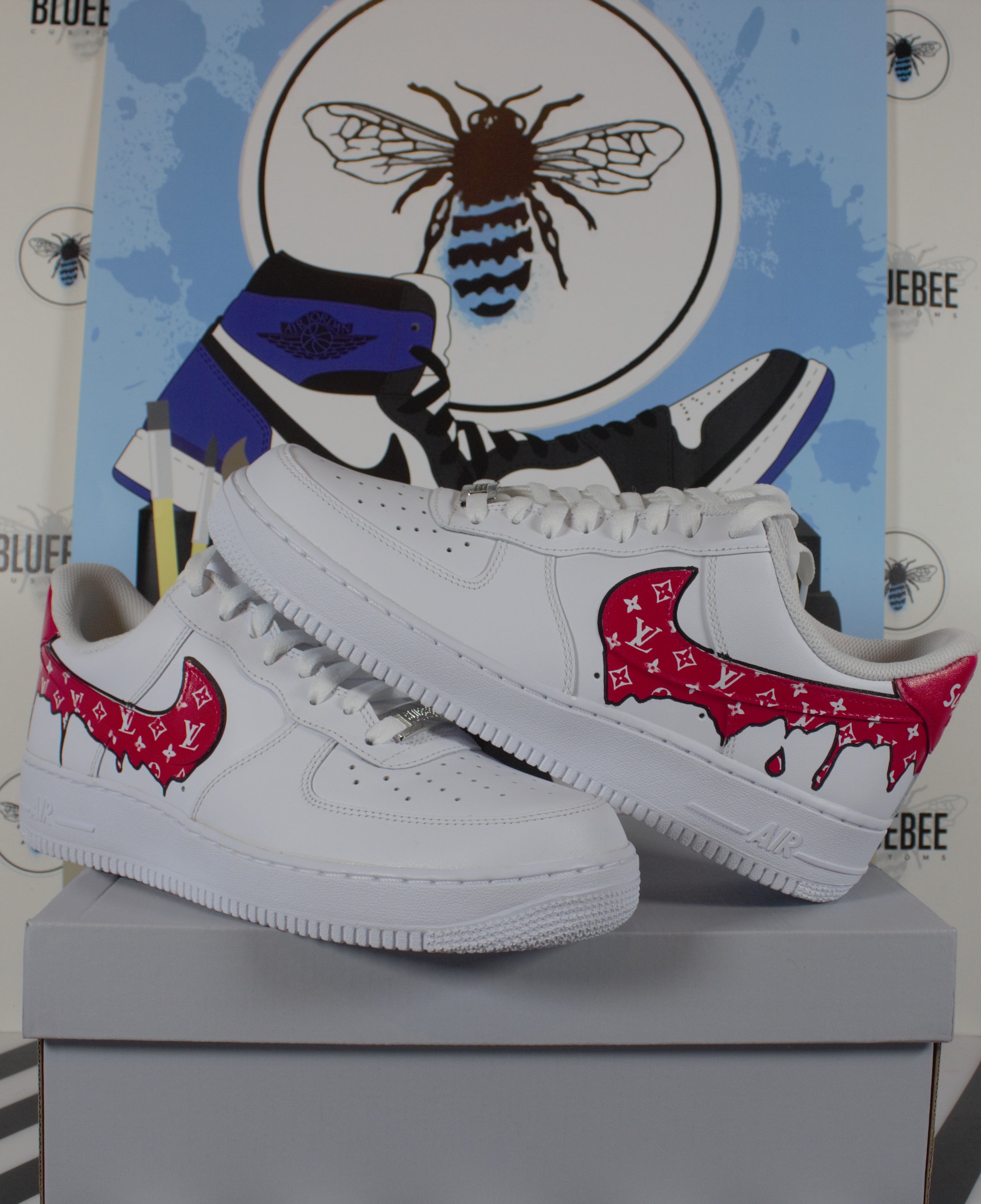 Custom honeybee 'air force 1 hotsell